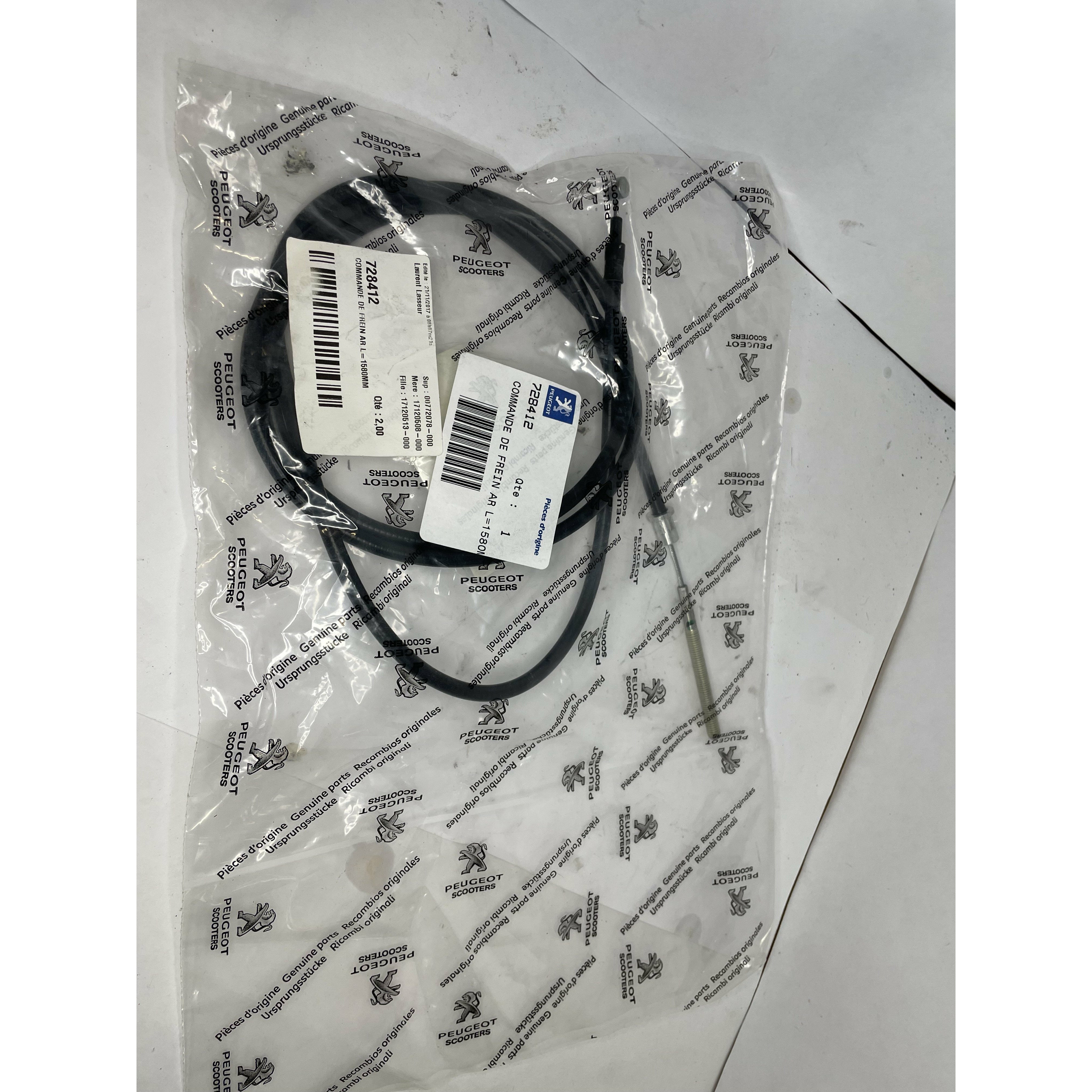 BEG Bromsvajer bak Peugeot FOX 158cm - ÖREBRO MC SERVICE